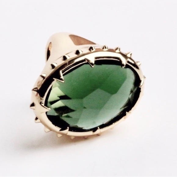 Alexis Bittar Georgian Stone Cocktail Ring - Picture 2 of 7